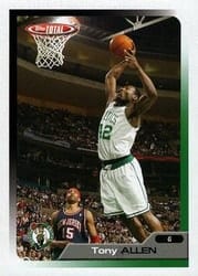 2005-06 Topps Total Base Set Tony Allen #219 card