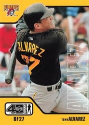 2002 Upper Deck 40-Man Base Set Tony Alvarez #941 card