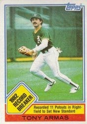 1983 Topps Base Set Tony Armas #1 card