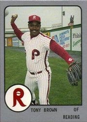 1988 ProCards Base Set Tony Brown #867 card