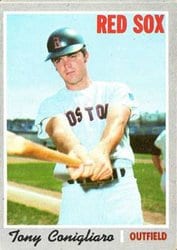 1970 Topps Base Set Tony Conigliaro #340 card
