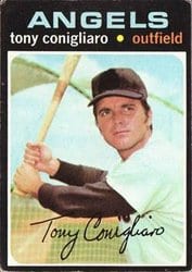 1971 Topps Base Set Tony Conigliaro #105 card