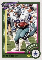 2022 Panini Classics Base Set Tony Dorsett #114 card