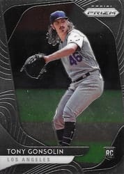2020 Panini Prizm Base Set Tony Gonsolin #27 card