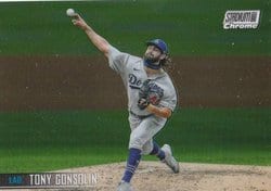 2021 Stadium Club Chrome Base Set Tony Gonsolin #283 card