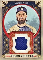 2023 Topps Allen & Ginter Relics (Pattern B) Tony Gonsolin #AGRB-TG card