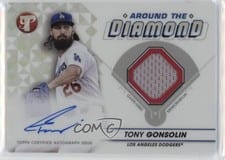 2023 Topps Pristine Around the Diamond Autograph Relics Tony Gonsolin #ADR-TG card