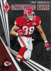 2019 Panini Phoenix Catching Fire Tony Gonzalez #30 card