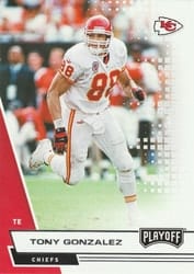2020 Panini Playoff Base Set Tony Gonzalez #88 card