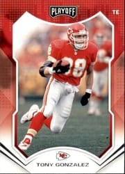 2021 Panini Playoff Base Set Tony Gonzalez #87 card