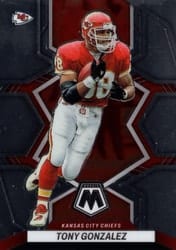 2022 Panini Mosaic Base Set Tony Gonzalez #100 card