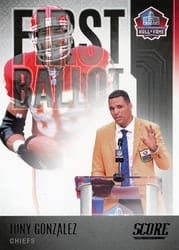 2022 Score First Ballot Tony Gonzalez #FB-TG card