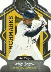 2019 Panini Leather & Lumber Benchmarks Tony Gwynn #B-11 card