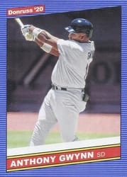 2020 Donruss Base Set Tony Gwynn #218b card