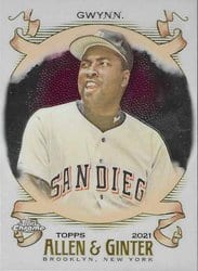 2021 Topps Allen & Ginter Chrome Base Set Tony Gwynn #53 card
