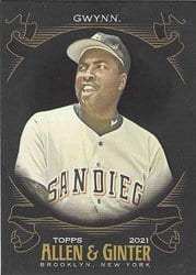 2021 Topps Allen & Ginter X Base Set Tony Gwynn #53 card