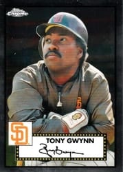2021 Topps Chrome Platinum Anniversary Base Set Tony Gwynn #605 card