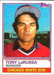 1983 Topps Base Set Tony LaRussa #216 card