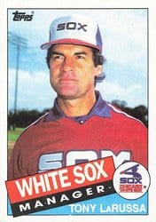 1985 Topps Base Set Tony LaRussa #466 card