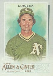 2020 Topps Allen & Ginter Base Set Tony LaRussa #319 card