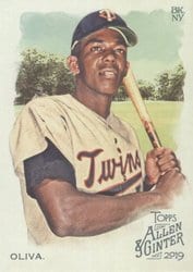 2019 Topps Allen & Ginter Base Set Tony Oliva #116 card