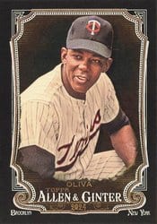 2024 Topps Allen & Ginter X Base Set Tony Oliva #322 card