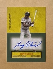 2025 Topps Archives 1964 Topps Stand-Ups Autographs Tony Oliva #64SUA-TO card