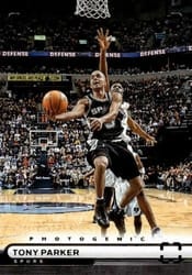 2022-23 Panini Photogenic Base Set Tony Parker #94 card