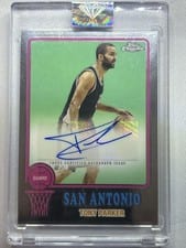 2024-25 Topps Chrome 1973 Topps Autographs Tony Parker #73TA-TP card