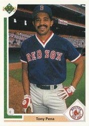 1991 Upper Deck Base Set Tony Pena #652 card