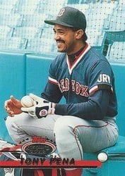 1993 Stadium Club Base Set Tony Pena #164 card
