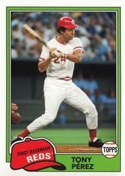 2018 Topps Archives Base Set Tony Pérez #239 card