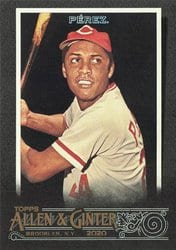 2020 Topps Allen & Ginter X Base Set Tony Pérez #335 card