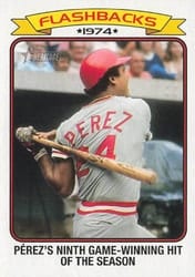 2023 Topps Heritage Baseball Flashbacks Tony Pérez #BF-8 card