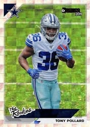 2019 Donruss The Rookies Tony Pollard #TR-37 card