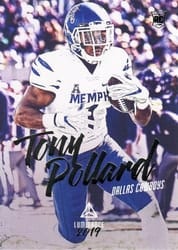2019 Panini Luminance Base Set Tony Pollard #128 card