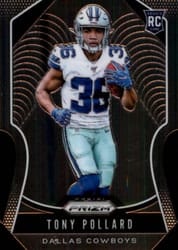 2019 Panini Prizm Base Set Tony Pollard #339 card