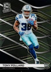 2019 Panini Spectra Base Set Tony Pollard #196 card