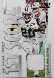 2020 Score First Score Tony Pollard #FS-TP card
