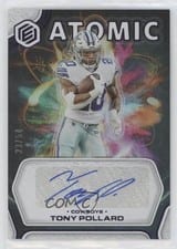 2022 Panini Elements Atomic Autographs Tony Pollard #AA-TP card
