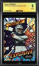 2023 Panini Absolute Explosive Tony Pollard #18 card