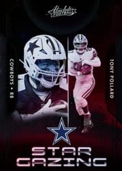 2023 Panini Absolute Star Gazing Tony Pollard #SG-9 card