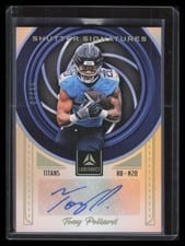 2025 Panini Luminance Shutter Signatures Tony Pollard #19 card