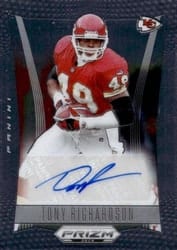 2024 Panini Prizm Deca Signatures Tony Richardson #S-TRI card
