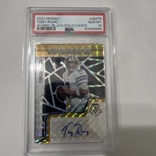 2022 Panini Mosaic Autographs Mosaic Tony Romo #AM-TR card