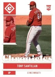 2022 Panini Chronicles Base Set Tony Santillan #22 card