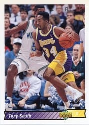 1992-93 Upper Deck Base Set Tony Smith #102 card