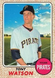 2017 Topps Heritage Base Set Tony Watson #58 card