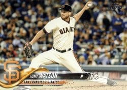 2018 Topps Base Set Tony Watson #692 card