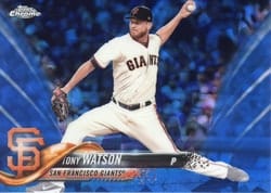 2018 Topps Chrome Sapphire Edition Base Set Tony Watson #692 card